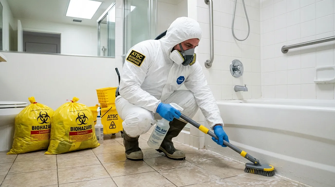 Decontamination equipment deployed for Blood Cleanup in Tanque Verde